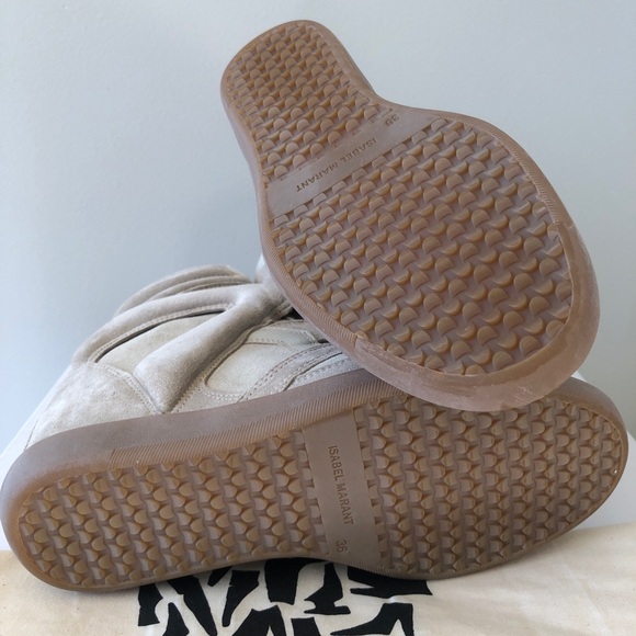 Brand new ISABEL MARANT 
bekett leather wedge sneakers - Picture 5 of 12